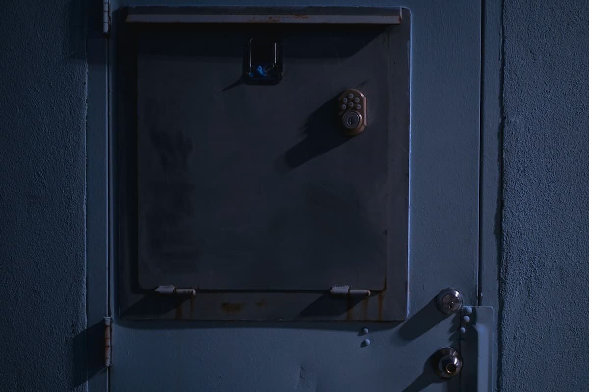 Secure access control door